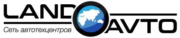 Логотип автосервиса Лэндавто
