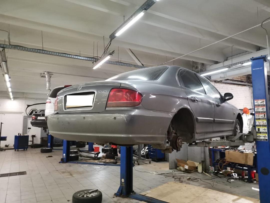 Замена тормозных дисков HYUNDAI SONATA